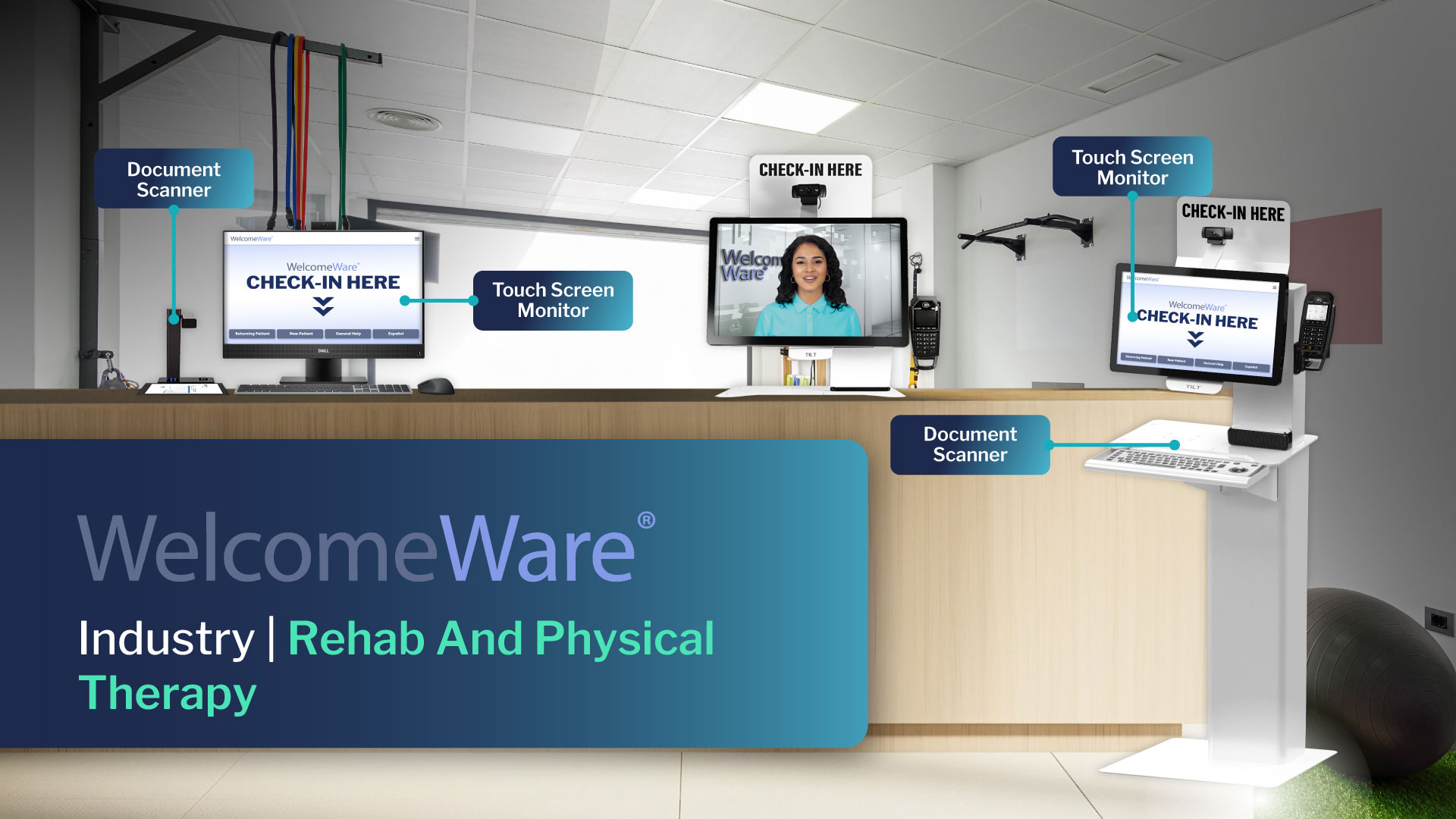 Physical Therapy Check In Kiosk for Rehab Clinics & PT Practices ...