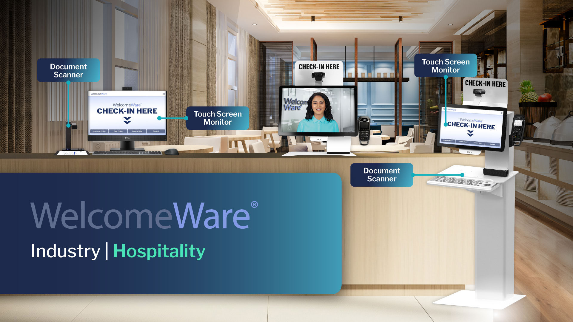 Hospitality Check-In Kiosk for Hotels, Resorts & Guest Services ...